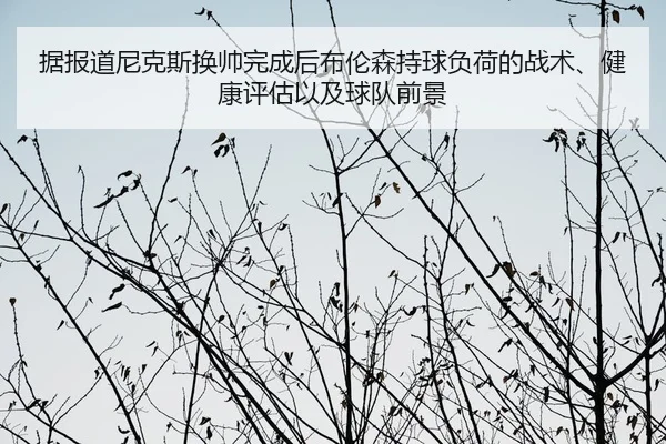 据报道尼克斯换帅完成后布伦森持球负荷的战术、健康评估以及球队前景